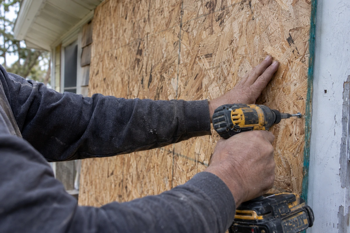Emergency board up contractor